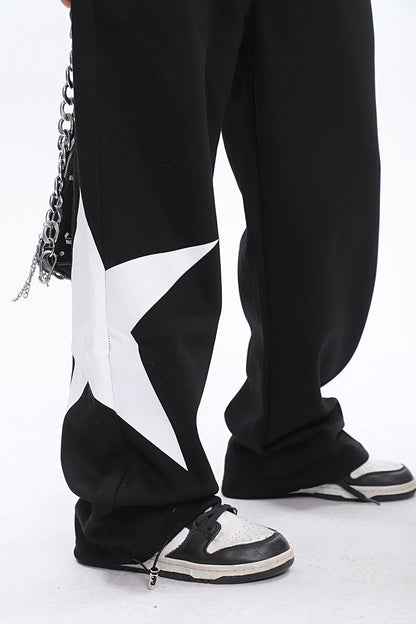 Retro-High-Street Hip-Hop Print Jogginghose - Shopteufel