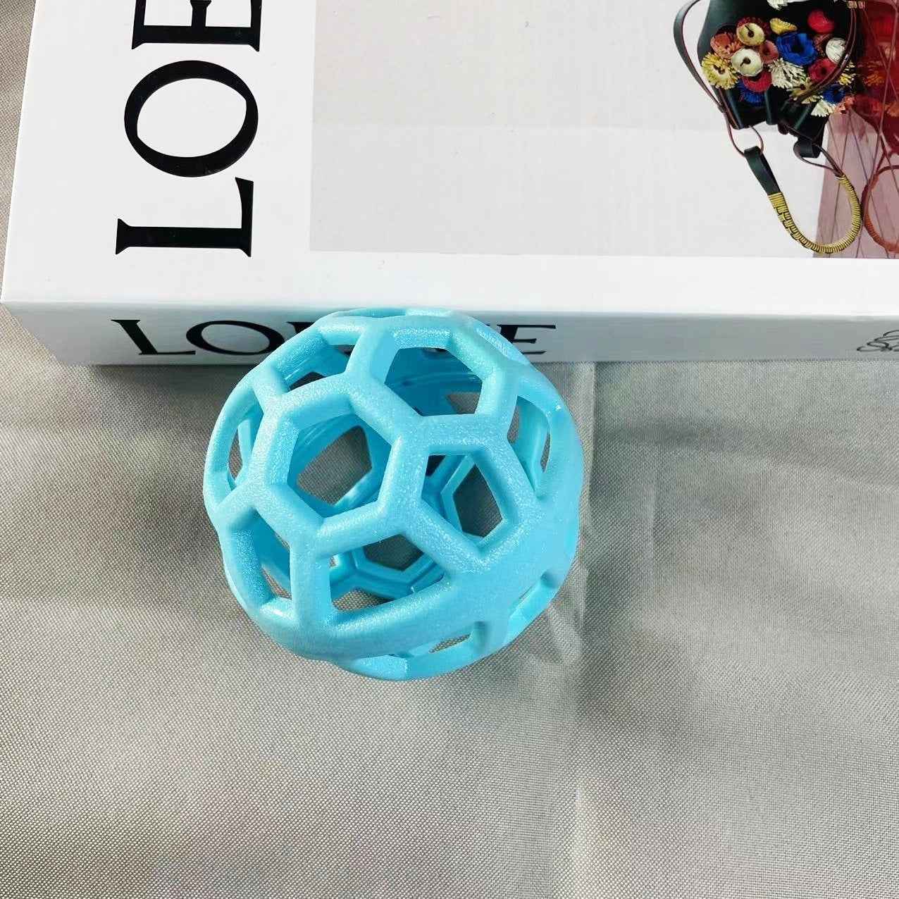 Dog Chew Ball Toy TPR Pets Interactive Training Toys For Small Large Dog Teeth Cleaning Molar Supplies Outdoor Pets Ball Toy - Shopteufel