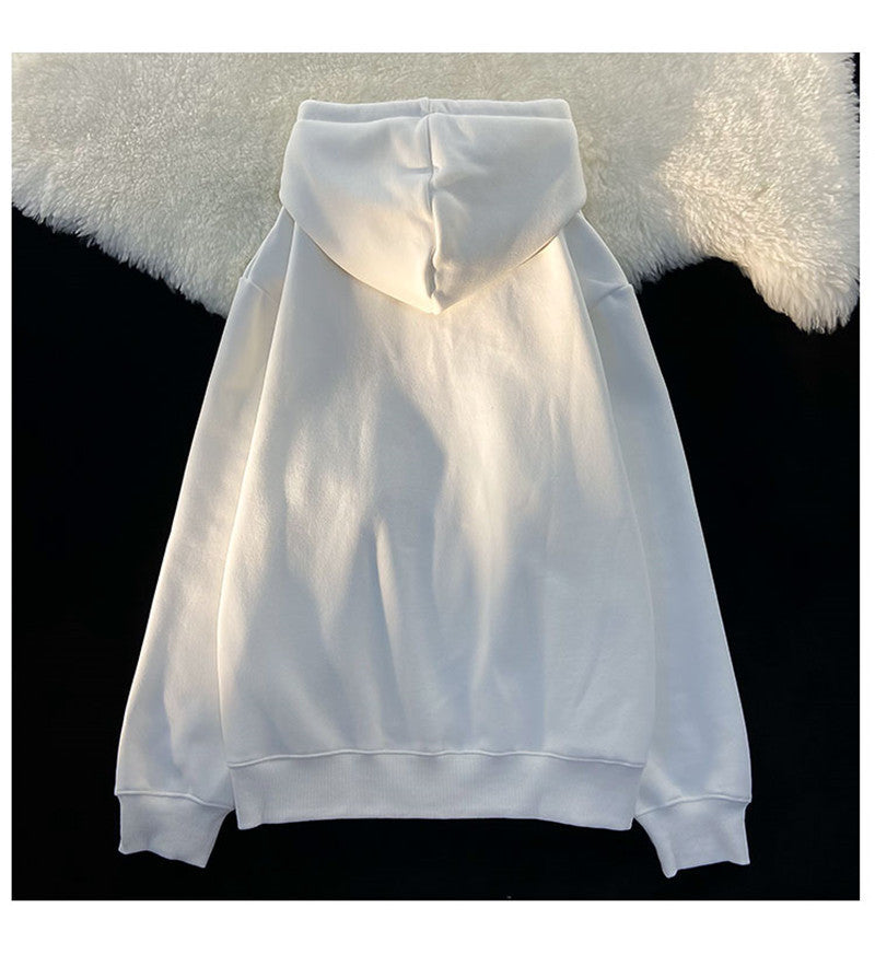 Locker High Street Oversize Retro Bear Hoodie für Damen - Shopteufel