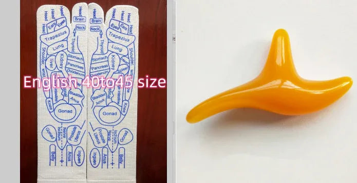 Fußmassage-Socken zur Linderung müder Füße, Reflexzonen-Socken - Shopteufel