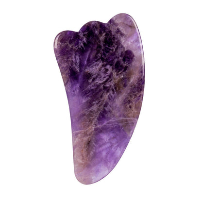 Amethyst-Roller-Set, herzförmiger Gua Sha Massager - Shopteufel