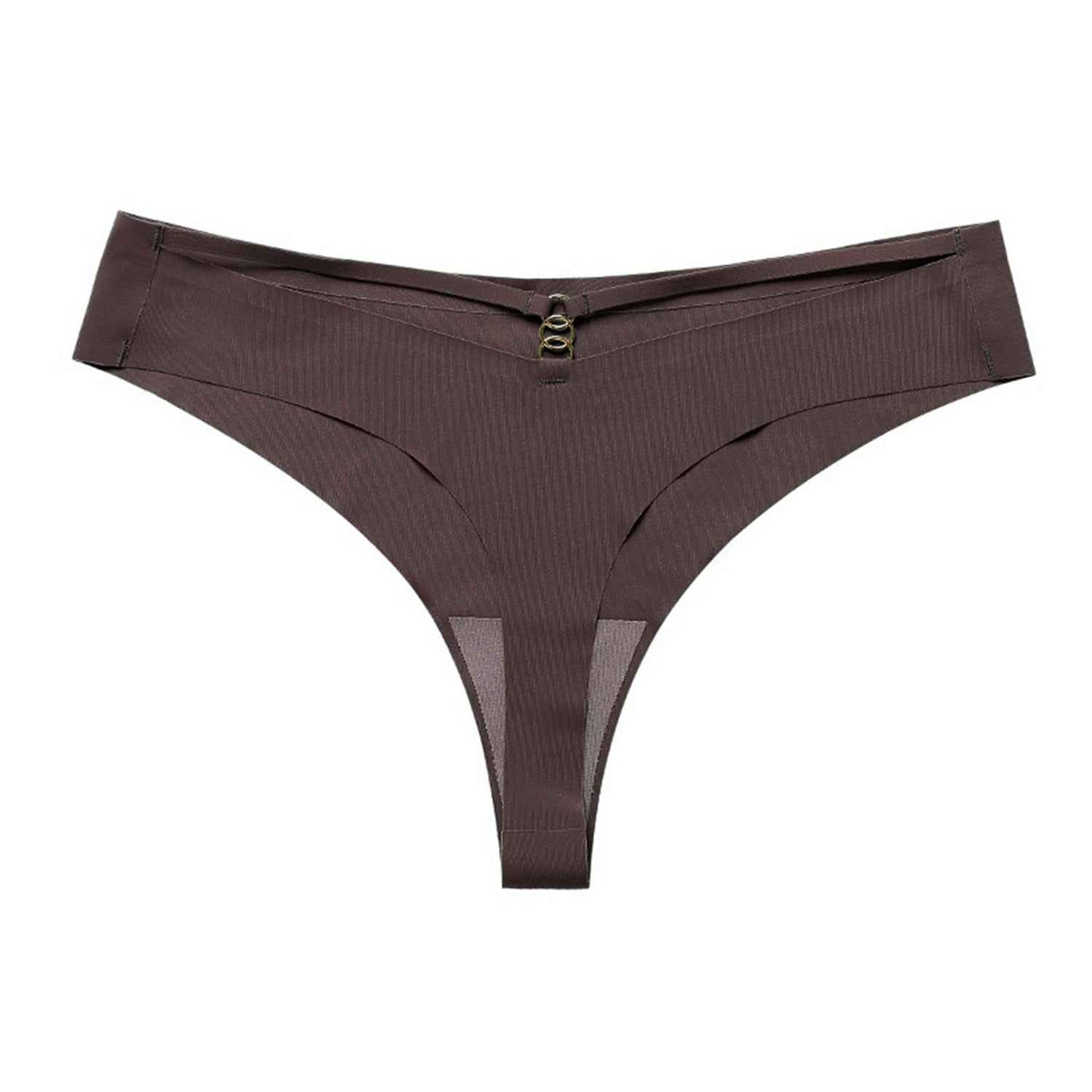 Nahtloses Höschen-Set für Damen, sexy, tiefsitzender G-String-Tanga aus Eisseide - Shopteufel