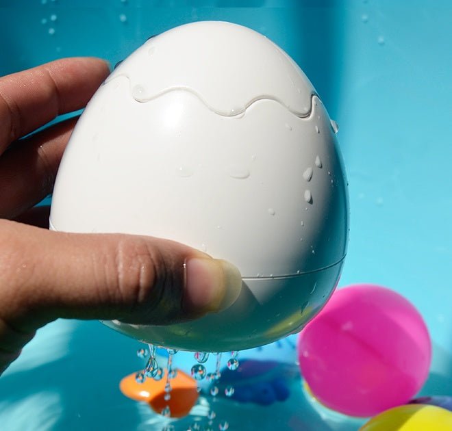 Badespielzeug Regenwolke Entenei Kinderbad Dusche Baby Wasserspielzeug - Shopteufel