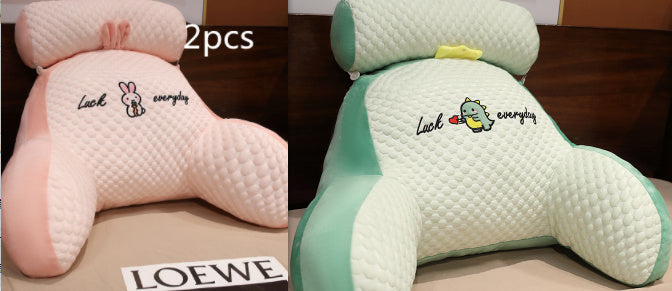 Sofakissen, flauschiges Mittagskissen, dreieckiges Lesekissen - Shopteufel