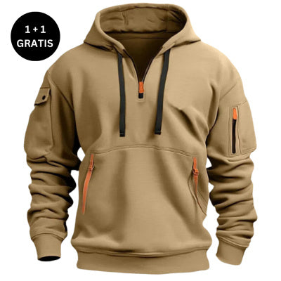 Kapuzenpullover, lockerer Pullover, modisches Sweatshirt - Shopteufel