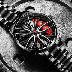 Automatische Uhr, wasserdicht, Rad-Design, nicht-mechanische Uhr