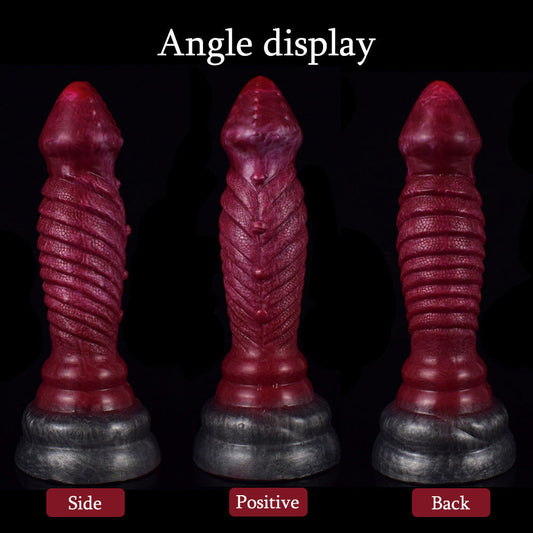 Farbiger Dildo, tierähnlicher Penis, Masturbator, unregelmäßiger Analplug - Shopteufel