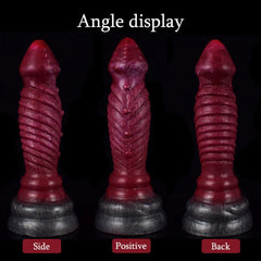 Farbiger Dildo, tierähnlicher Penis, Masturbator, unregelmäßiger Analplug