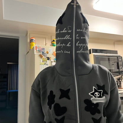 Hoodie Jacke mit Kapuze - Shopteufel