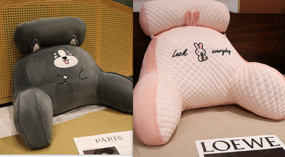 Sofakissen, flauschiges Mittagskissen, dreieckiges Lesekissen - Shopteufel