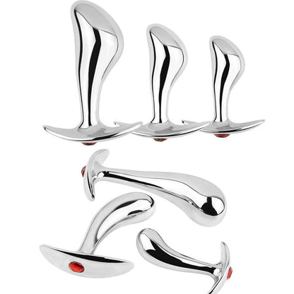 Analplug aus Metall, Analdildo, Po-Masturbation, G-Punkt-Dilatator - Shopteufel