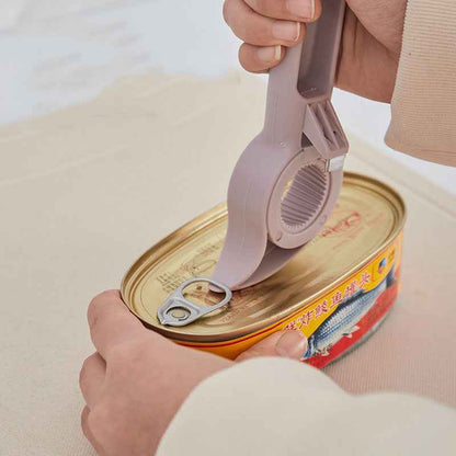 Multifunktions-Dosenöffner für Gläser, Bierflaschen und Flaschen – manueller Flaschenöffner 4-in-1 – multifunktionaler, deckelloser Dosenöffner - Shopteufel