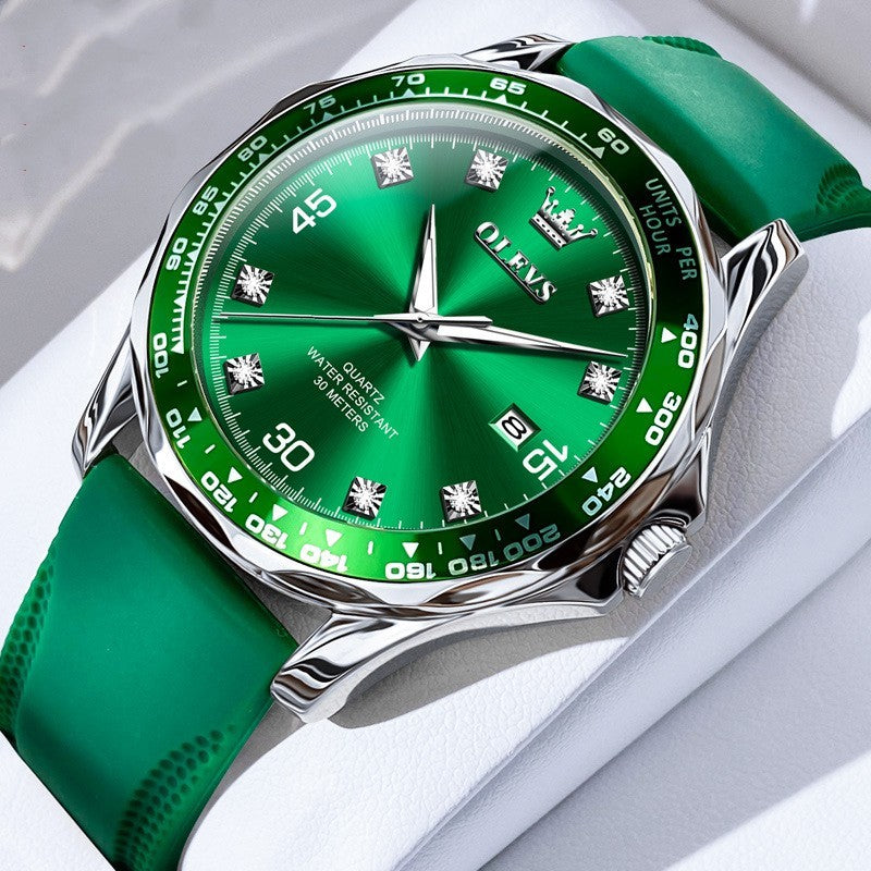 Green Submariner Quartz Watch Luminous Men's Watch - Shopteufel