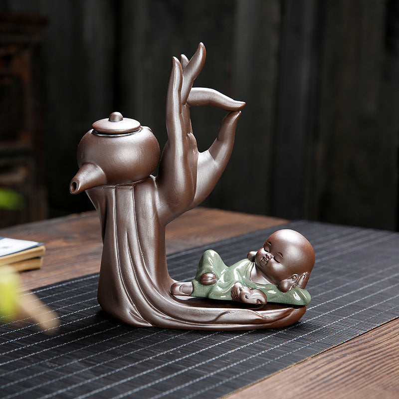 Ebony Ceremony Utensils Purple Sand Tea Set - Shopteufel