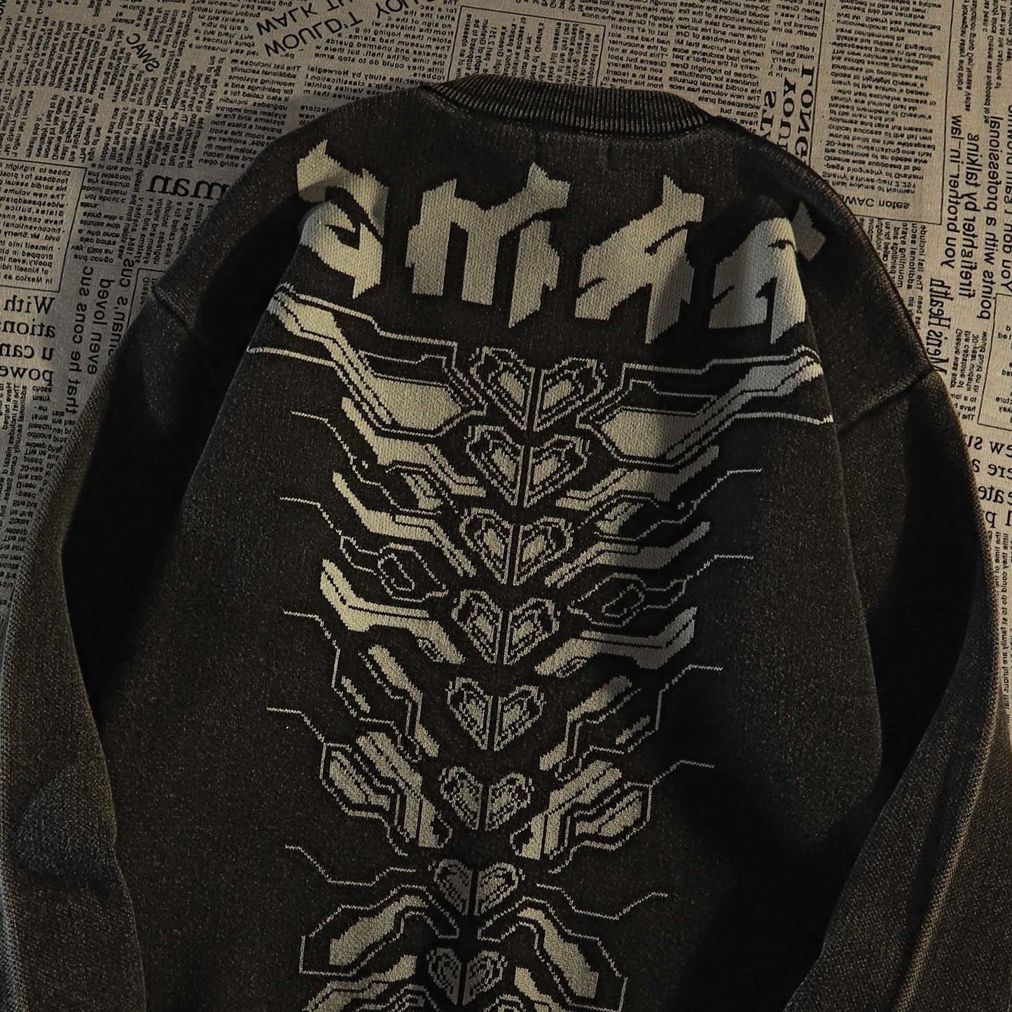 Amerikanischer Retro-Hip-Hop-Streetwear-Pullover für Herren im lässigen Stil - Shopteufel