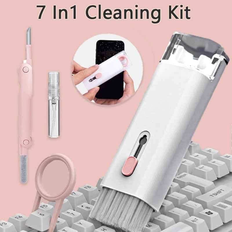 Multifunctional Bluetooth-compatible Headset Cleaning Pen Set Keyboard Cleaner Cleaning Tools Cleaner Keycap Puller Kit - Shopteufel
