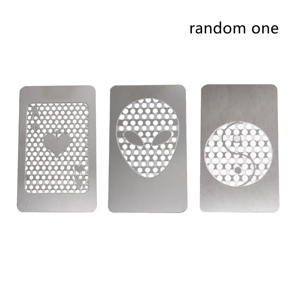 Karten Grinder aus Edelstahl - Shopteufel