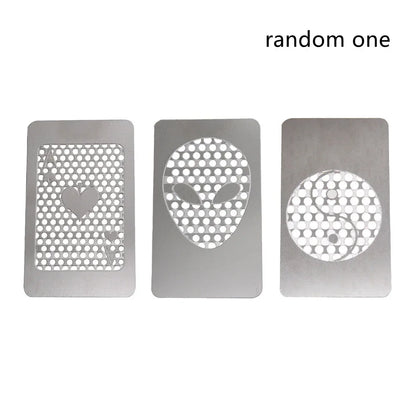 Karten Grinder aus Edelstahl - Shopteufel