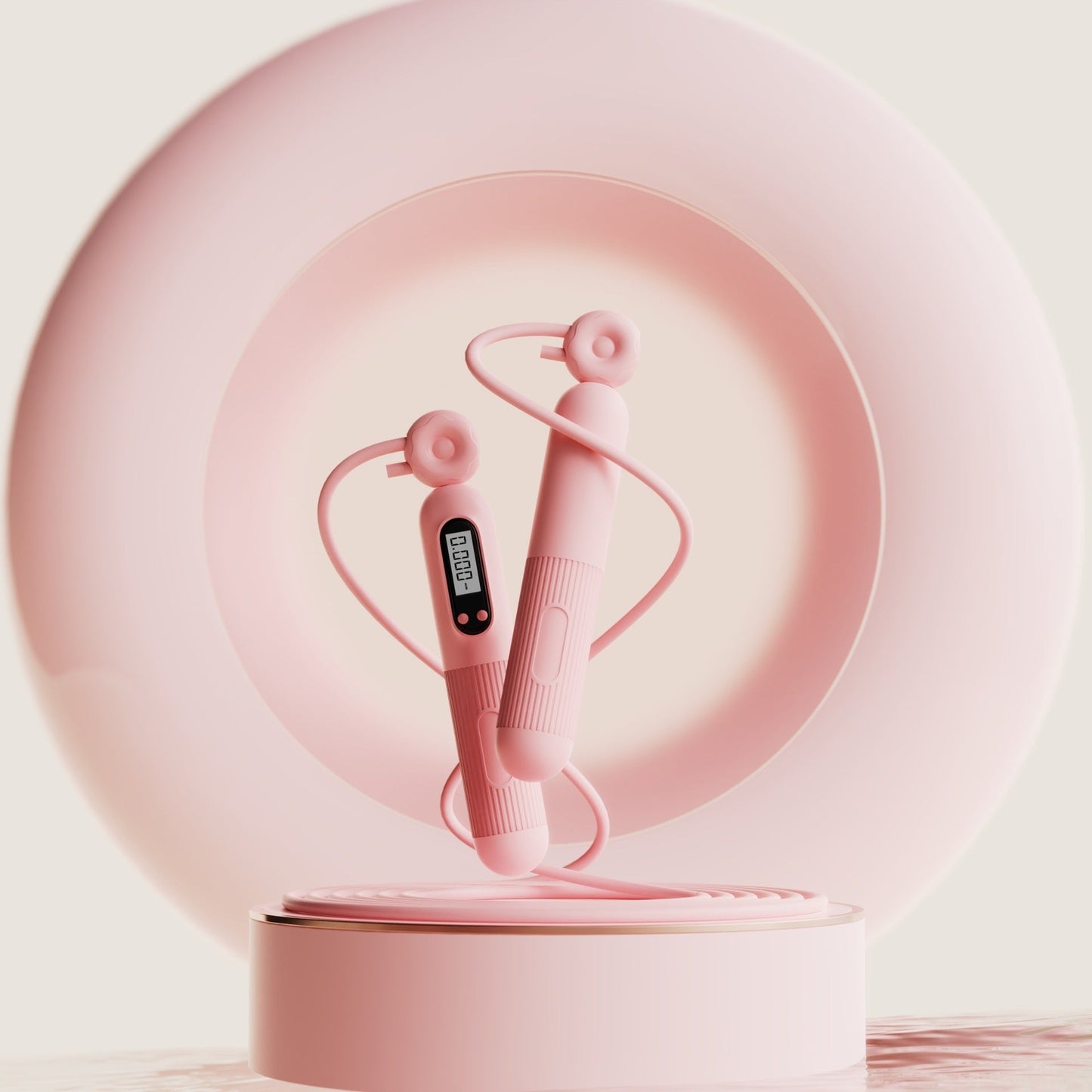 Springseil mit Zähler, verstellbares Springseil mit Kalorienzähler - Shopteufel