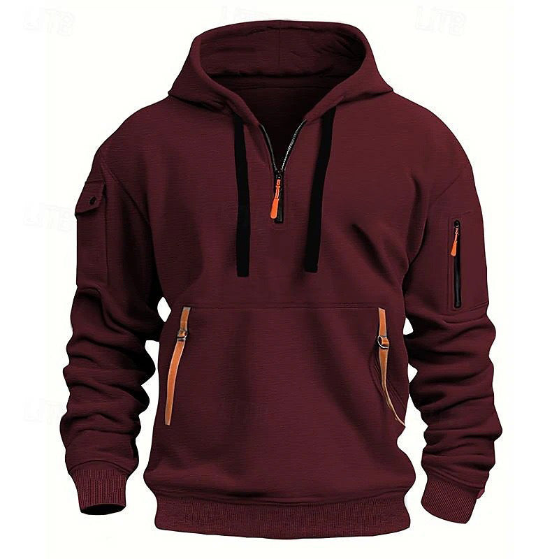 Kapuzenpullover, lockerer Pullover, modisches Sweatshirt - Shopteufel