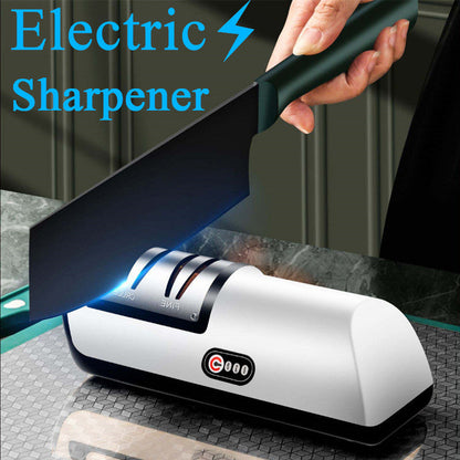USB Rechargeable Electric Knife Sharpener Automatic Adjustable Kitchen Tool For Fast Sharpening Knives Scissors And Grinders Gadgets - Shopteufel