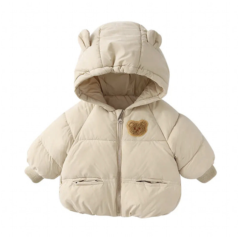 Wintermantel für Babys, wattierte Winterjacke aus Baumwolle - Shopteufel