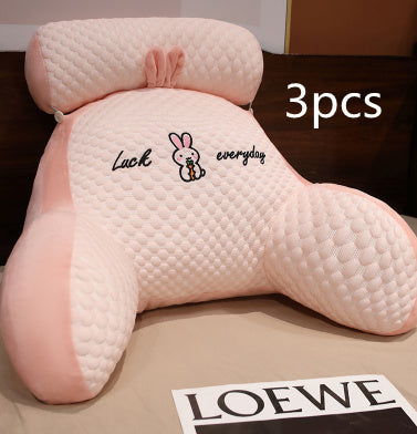 Sofakissen, flauschiges Mittagskissen, dreieckiges Lesekissen - Shopteufel