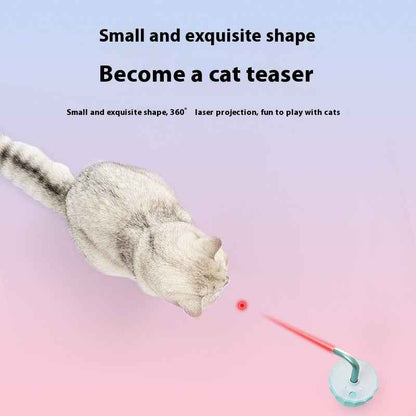 Cat Umbrella Laser Toy Interactive Kitten Automatic Pet Toy Smart Game Active For Pets Electric Intelligent USB Charging - Shopteufel