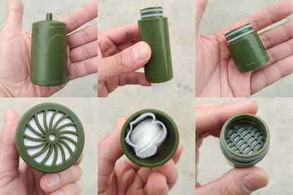 Mehrstufiger Outdoor-Wasserreiniger für Notfälle beim Camping und Überleben in der Wildnis - Shopteufel