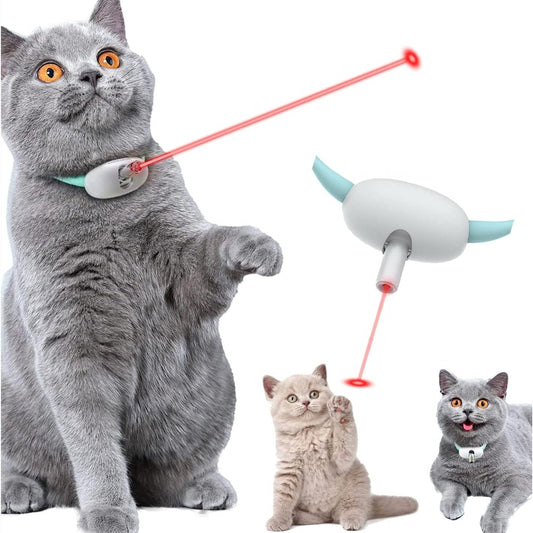 Automatisches Katzenspielzeug, intelligentes Laser-Halsband mit USB-Ladefunktion - Shopteufel