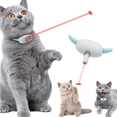 Automatisches Katzenspielzeug, intelligentes Laser-Halsband mit USB-Ladefunktion
