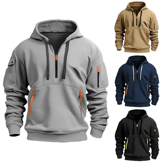 Kapuzenpullover, lockerer Pullover, modisches Sweatshirt - Shopteufel