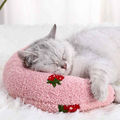 Little Pillow For Cats Fashion Neck Protector Deep Sleep Puppy U-Shaped Pillow Pets Pillow Kitten Headrest Dog Sleeping Pillow Pet Products - Shopteufel