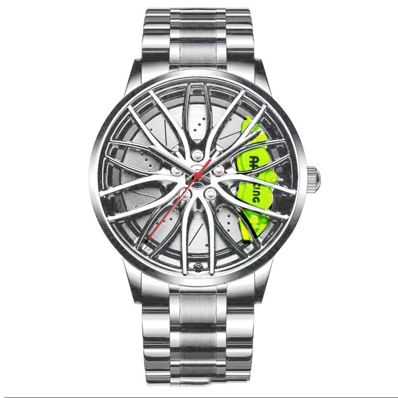 Automatic Movement Watch Waterproof Wheel Style Non-mechanical Watch - Shopteufel