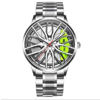 Automatic Movement Watch Waterproof Wheel Style Non-mechanical Watch - Shopteufel
