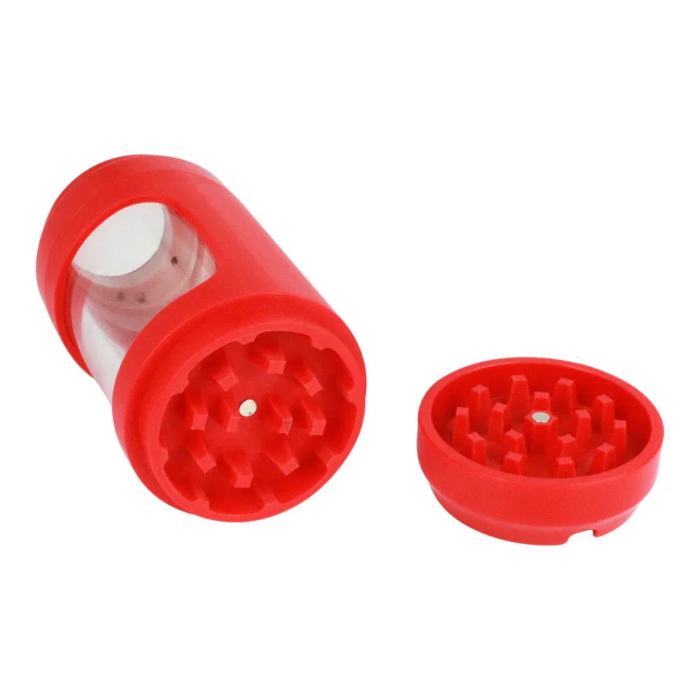 Zigarettenmühle aus Acrylglas mit versiegeltem Kunststoff und LED Lampe - Shopteufel