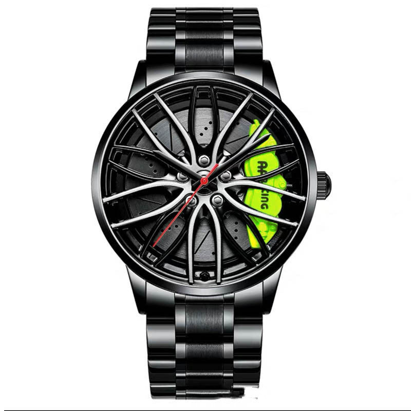 Automatic Movement Watch Waterproof Wheel Style Non-mechanical Watch - Shopteufel