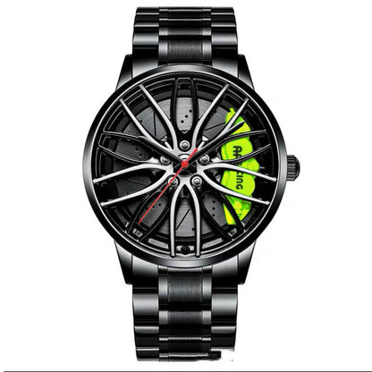 Automatic Movement Watch Waterproof Wheel Style Non-mechanical Watch - Shopteufel
