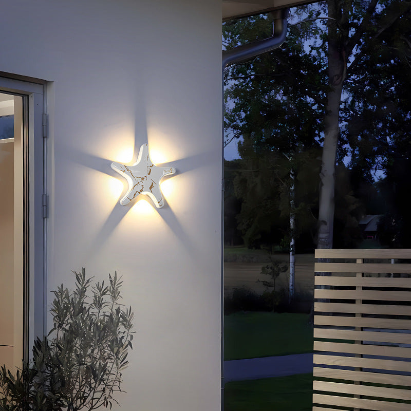Wasserdichte Wandleuchte in Seesternform - Shopteufel