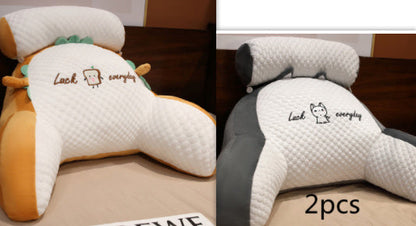 Sofakissen, flauschiges Mittagskissen, dreieckiges Lesekissen - Shopteufel