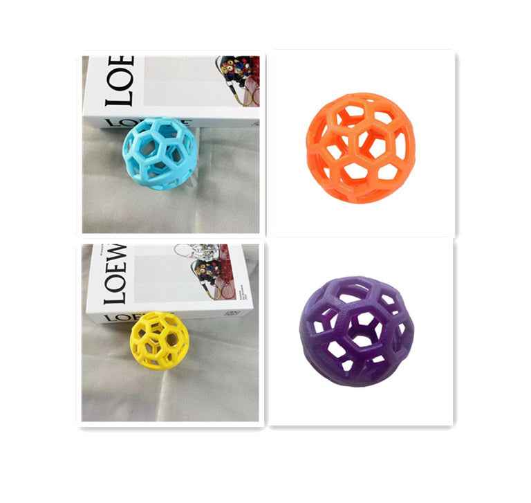 Dog Chew Ball Toy TPR Pets Interactive Training Toys For Small Large Dog Teeth Cleaning Molar Supplies Outdoor Pets Ball Toy - Shopteufel