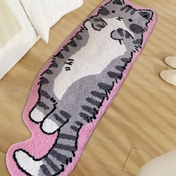 Cute Cat Bedroom Bedside Living Room Sofa Shaped Plush Blanket - Shopteufel