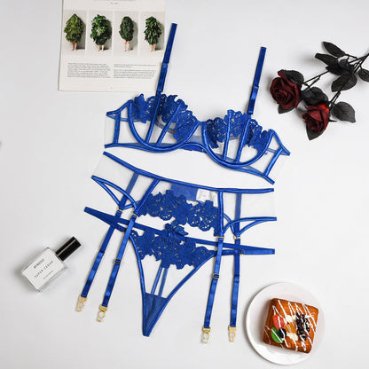 Sexy String-Tanga mit Blumenstickerei - Shopteufel