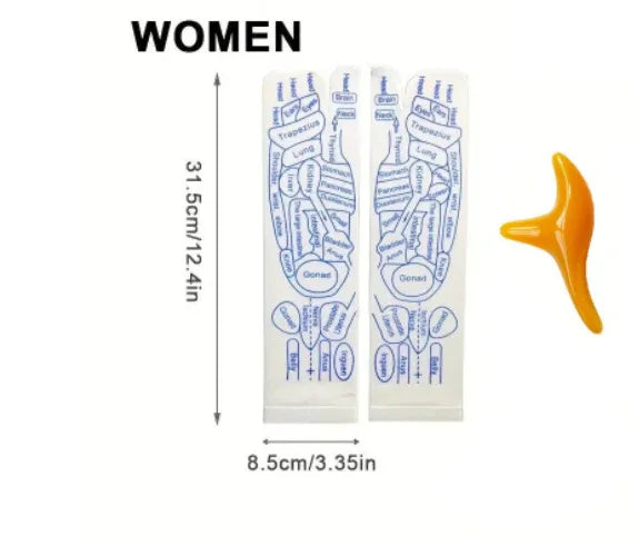 Fußmassage-Socken zur Linderung müder Füße, Reflexzonen-Socken - Shopteufel