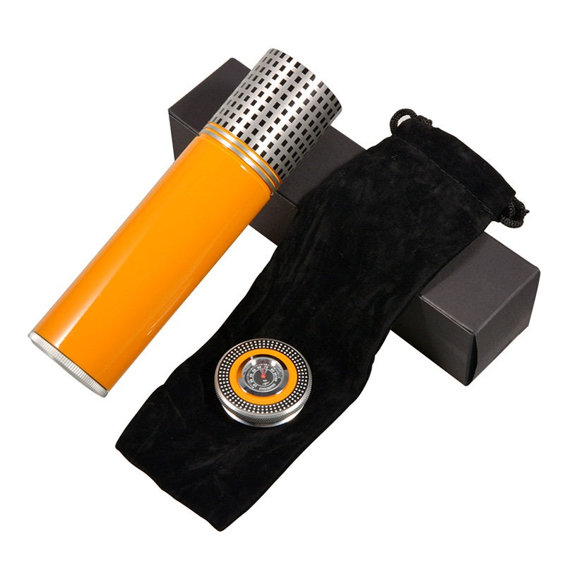 Tragbares Aufbewahrungsset für Zigarren aus Edelstahl