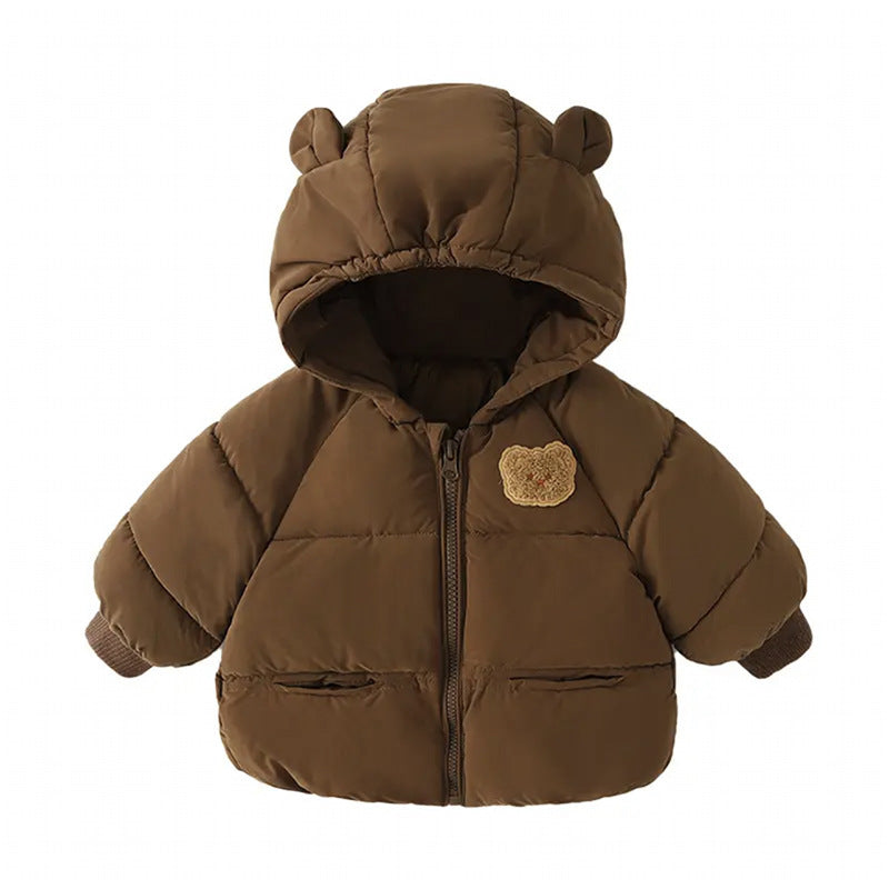 Wintermantel für Babys, wattierte Winterjacke aus Baumwolle - Shopteufel