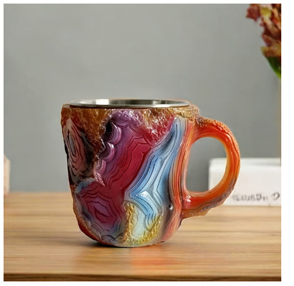 400 ml Kaffeetasse aus Kunstharz mit Henkeln - Shopteufel