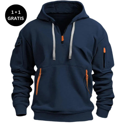 Kapuzenpullover, lockerer Pullover, modisches Sweatshirt - Shopteufel