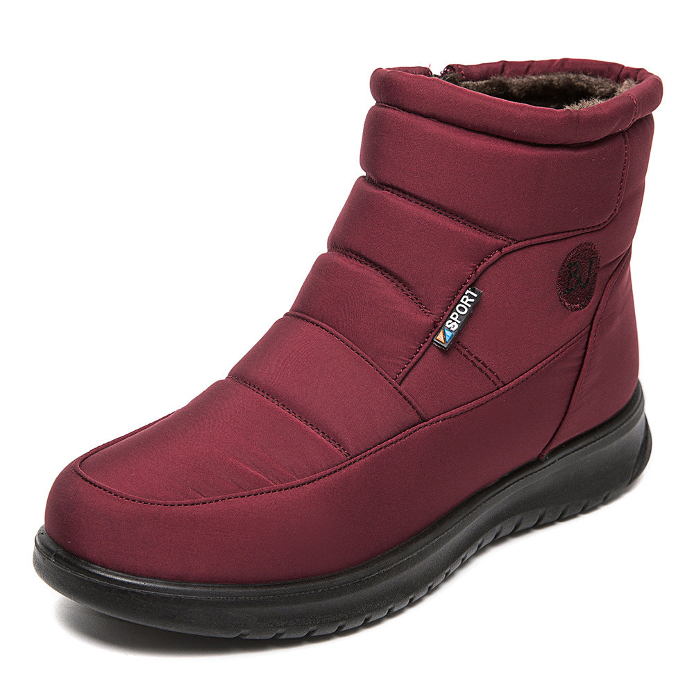Damen-Ankle-Boots, rutschfeste, wasserdichte Schneestiefel