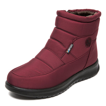 Damen-Ankle-Boots, rutschfeste, wasserdichte Schneestiefel